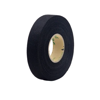 

1pcs 19mmX15m fabric Cloth Tape automotive wiring harness glue high temperature tape 19mm*15m For car Adhesive Tape Cable Looms