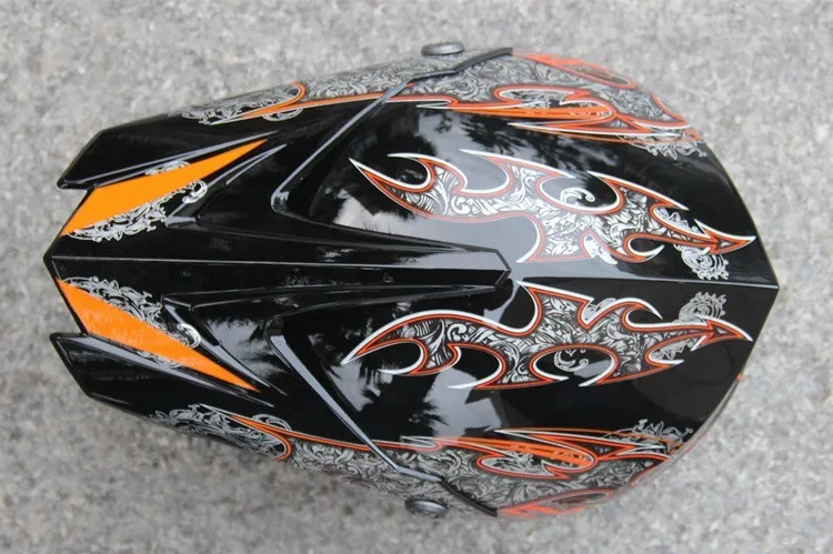 Профессиональный мотогонок мотокросса шлем hors маршрут шлем Capacete Moto Casco внедорожные нижнее белье с рисунком из мультфильма трусы для мотоциклетного шлема