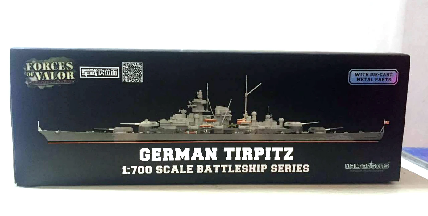 Масштаб FOV 1/700 военная модель игрушки немецкий боевой корабль Tirpitz литая