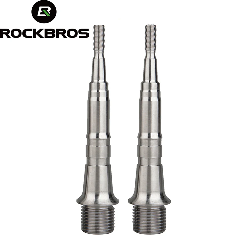 

ROCKBROS Titanium Ti Pedal Spindle Axle for Shimano PD-M980 MTB Road Bike Pedals Bearing Bicycle Parts