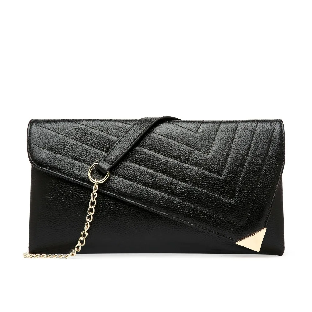 

Women's new leather clutch bag Hand caught Korean version of the tide personality fashion Messenger bag soft leather bag