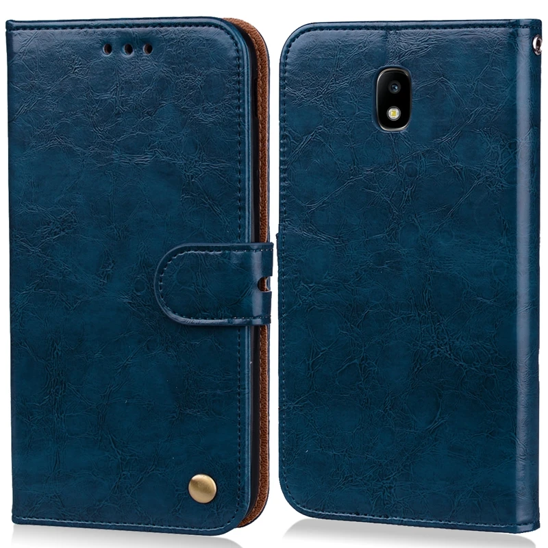 Винтажный кожаный чехол бумажник для Samsung Galaxy J3 J5 J7 2016 2017 J3PRO J5PRO J7PRO PRO NEO NXT J701Flip Cover