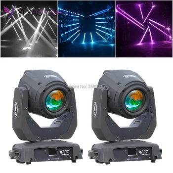 

2pcs/lot Rotating 8-face prism Sharpy 230W Moving Head Light with G-clamp Base Fast Stage DJ