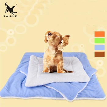 

TAILUP High Quality Dog Cat Blanket Pet Cushion Dog Bed Soft Warm Sleep Mat Fashion On Sale Solid Plush Carpet S/M/L/XL