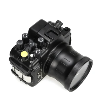 

325FT/100M Aluminum alloy Waterproof Underwater Housing Camera Diving Case for Sony A7 A7S A7R 28-70mm 16-35mm lens Bag Cover