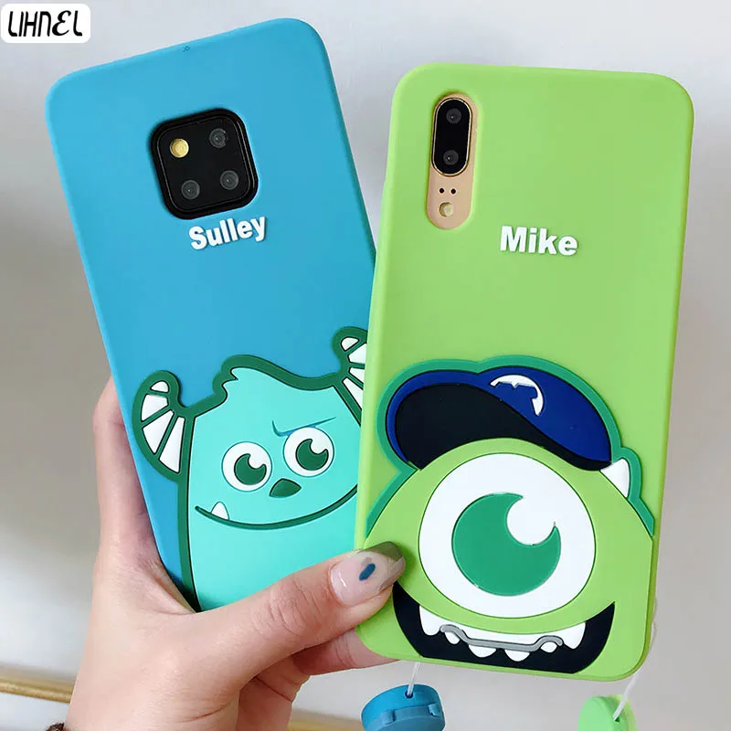 

Mike Sulley Monsters University Silicon Shell Cover for Huawei P20 P20pro Mate10 Pro Mate20 Pro Nova3i Nova2S Honor 8X Play Case