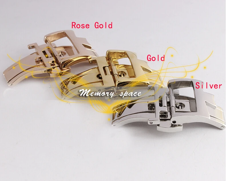 Free Shipping 18mm New high quality Silver Stainless Steel Deployment Watch Band Buckle Clasp