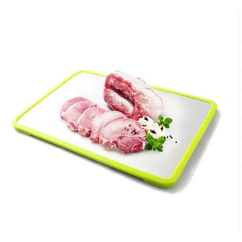 KONCO Fast Defrosting Tray for Frozen Food Thawing Plate Defrost Meat/Frozen Food Quickly without Electricity Microwave