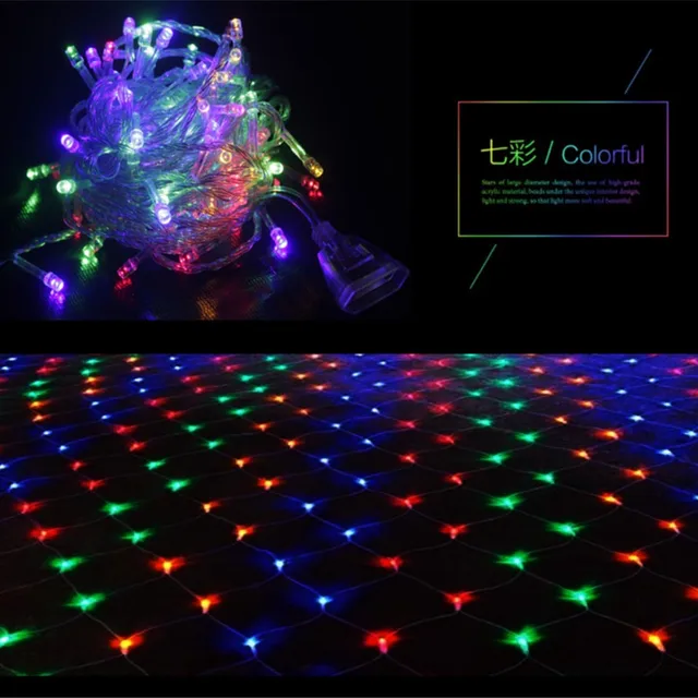 aliexpress com buy 1 5 1 5 2 3 4 6m led net mesh light