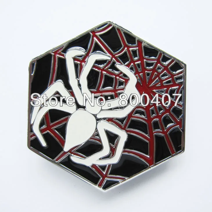 

Retail Distribute Spider Spiderweb Belt Buckle BUCKLE-T087 Free Shipping