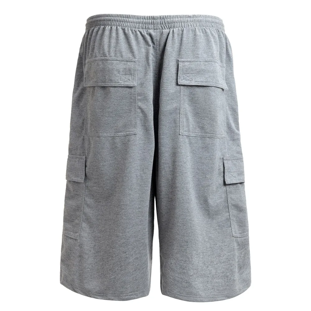 big and tall cargo shorts elastic waist
