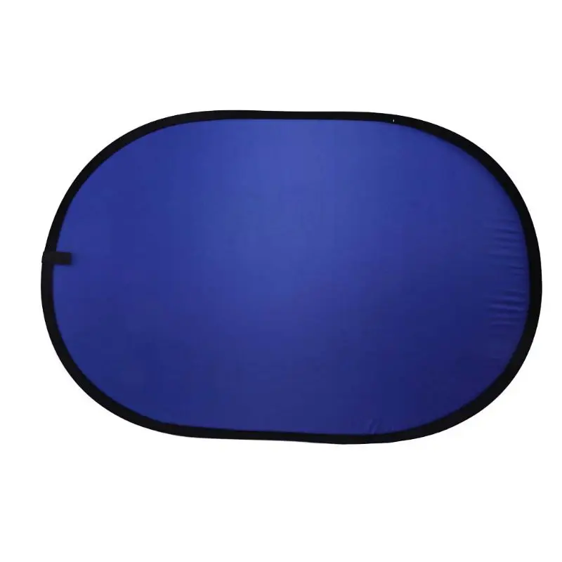 

100*150CM Oval Collapsible Portable Reflector Blue and Green Screen Chromakey Photo Studio Light Reflector For Photography