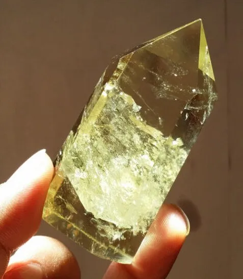 70g natural citrine quartz crystal wand point healing as gift