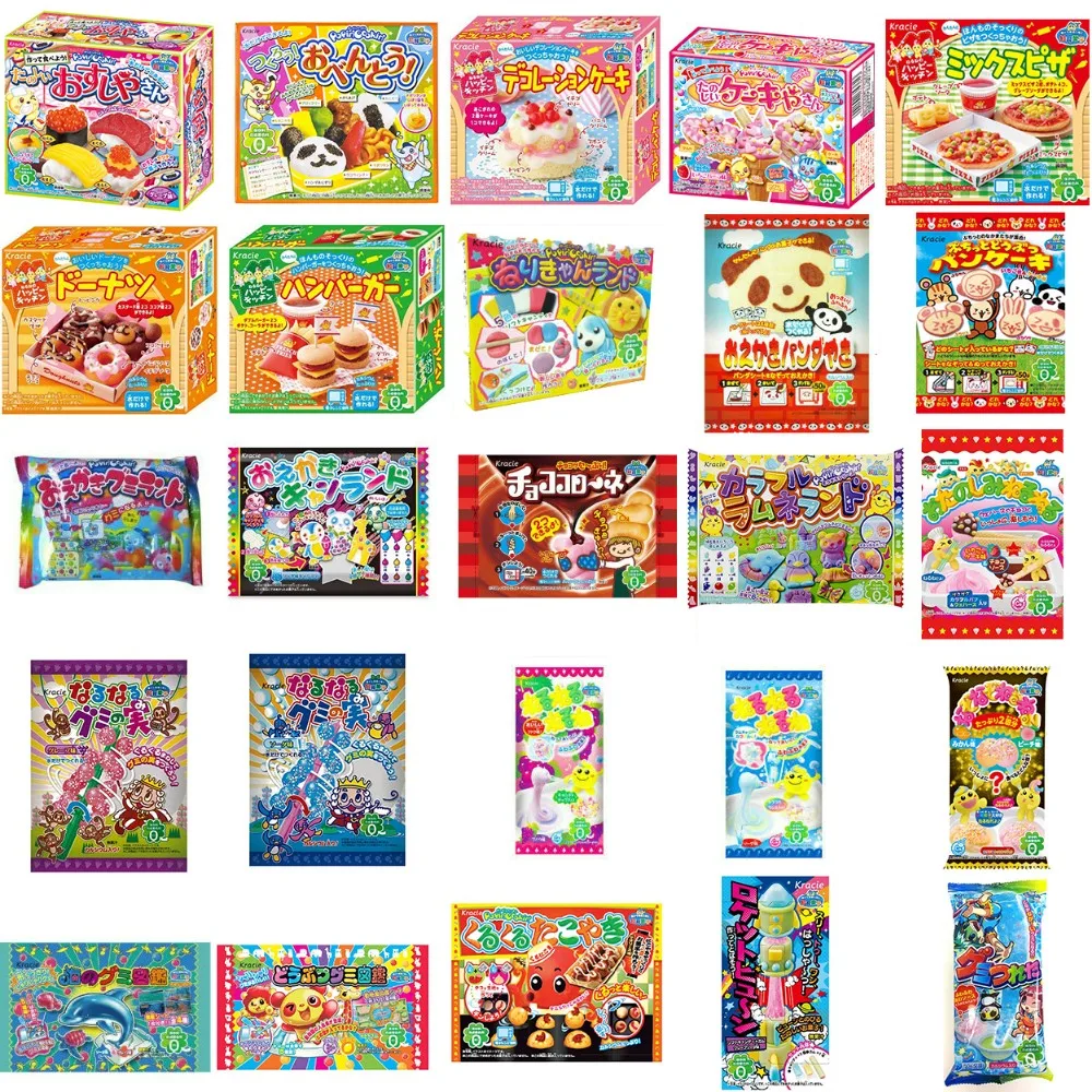 April Du 4pcs  Kids Diy popin cookin Diy fish DIY handmade kitchen to Pretend Toy
