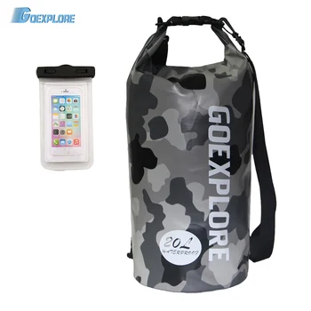 

Goexplore Dry Bag 20L Waterproof Rafting Diving Folding River Trekking Outdoor gym Swimming Backpack 2019 Lightweight Portable
