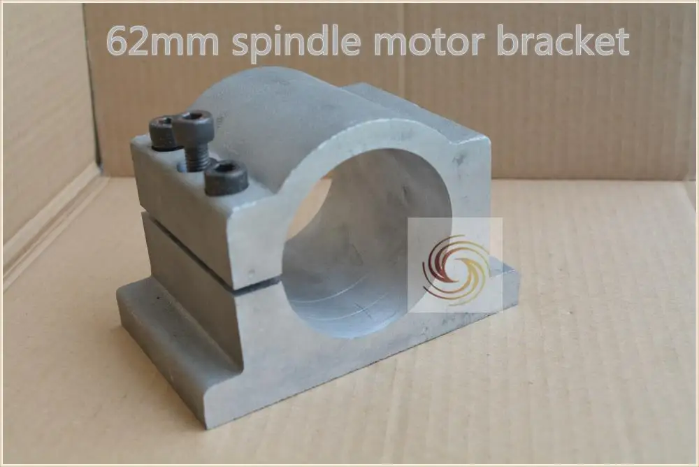 

62mm bracket seat cnc carving machine clamp motor holder cast aluminum sandblasting surface spindle motor seat 62 1pcs