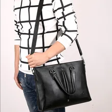 Модные Винтаж Для мужчин Классические портфели кожаная сумка для ноутбука Для мужчин сумка Бизнес портфели мужской Сумки сумки