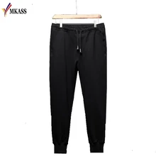 Тренд мужские повседневные штаны высокого качества хип-хоп шаровары штаны уличные с большими карманами однотонные мужские штаны для спорта