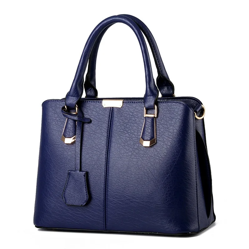 Дизайнерские сумки высокого качества, Сумки из натуральной кожи для женщин, модная сумка через плечо с кисточками, повседневные женские сумки-мессенджеры N276 - Цвет: Синий