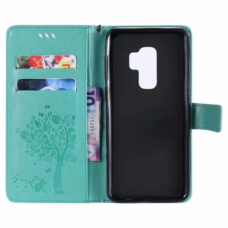 Кожаный чехол книжка с бумажником для Samsung Galaxy S3 S4 S5 S6 Edge S7 S8 S9 PIus A3 A5 A7 J1 J3 J5 J7 2016 2017