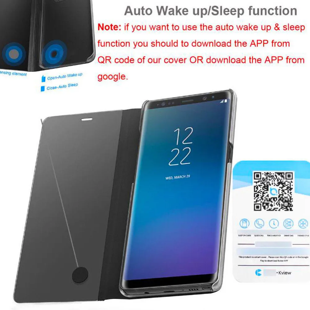 Smart Mirror Plating Flip Stand View Case Cover For Xiaomi Redmi 5 Plus 4X Mi 6 Full Protection Capa For Xiaomi Mi Note 3 Mix 2 (6)