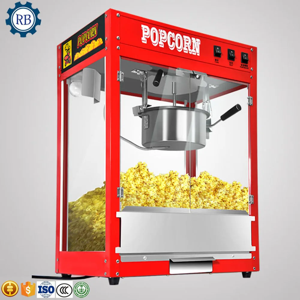 Нержавеющая сталь Автоматическая попкорн торговый автомат машина для изготовления попкорна