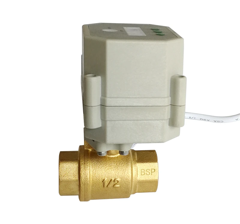 Светодиодный шаровой клапан BSP/NPT 1/2 '' с контролем времени для садового