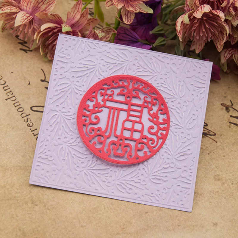 

Chinese Bliss Letter Word Metal Cutting Dies Scrapbooking DIY Album Embossing Folder Paper Cards Maker Template Decor Stencils