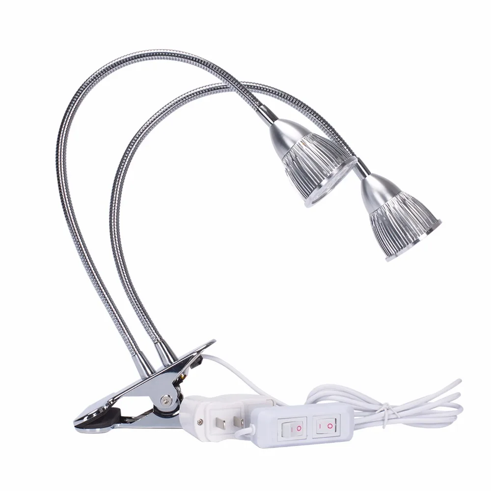 

Dual Head LED Plant Grow Light10W Flexible Indoor Grow Light Plant Grow Lamp with Controllable Luminious Level for Indoor