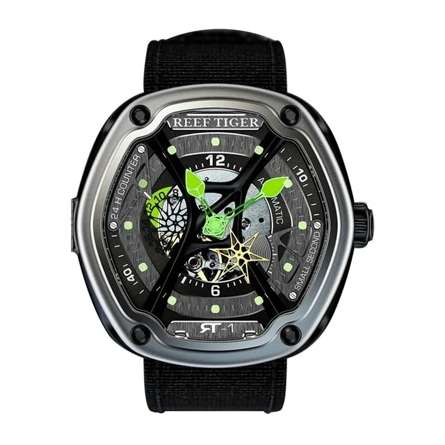 Мужские автоматические механические наручные часы Reef Tiger Aurora Serier RGA90S7|watch f|watch