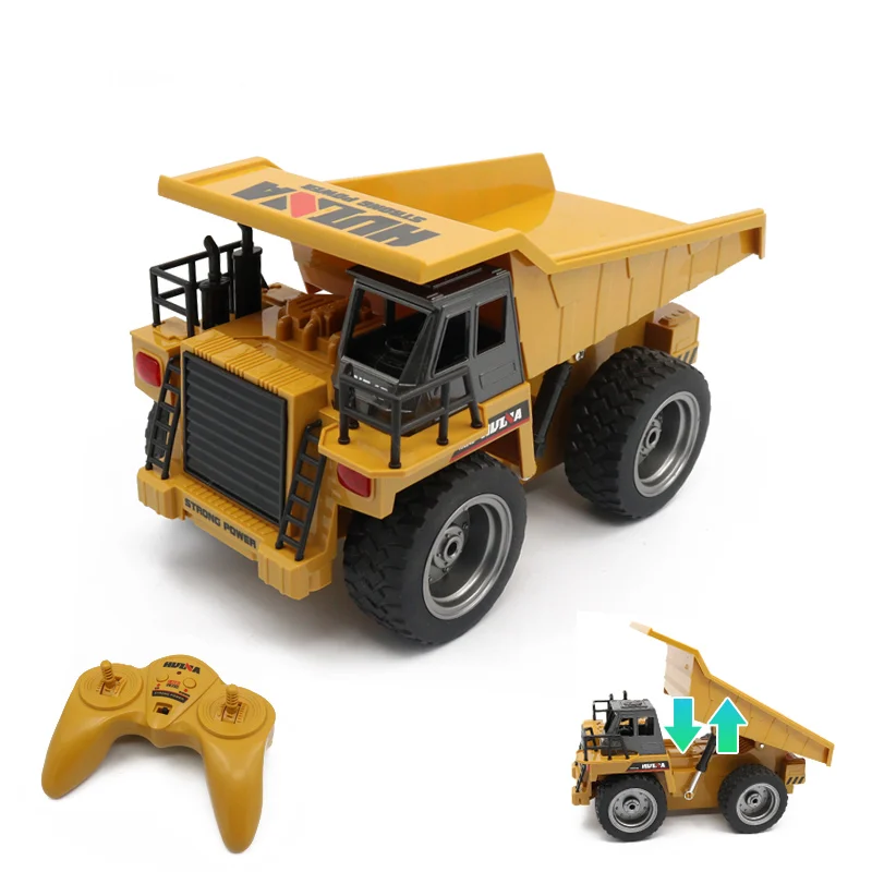 

RC tractor Simulation 1/18 RC excavator toys 6CH for Boys tracteur truck toys gifts RC Engineering car tractor 4*4 brinquedos