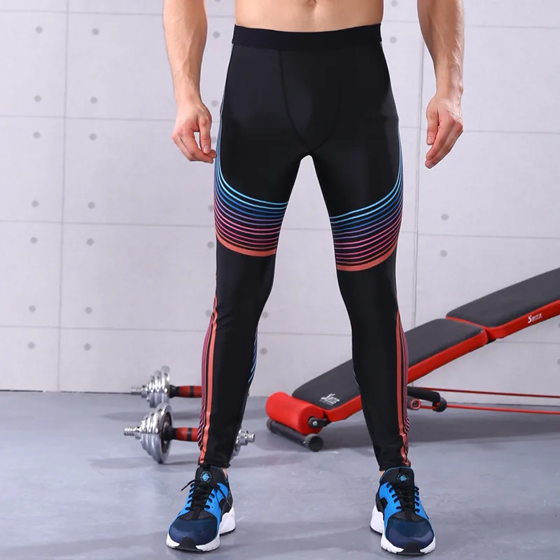 Men Running Tights Stretch Leggings Skinny Yoga Pants Jogging Fitness Gym Training athletic Workout Pants Trousers for Male Men Running Tights Stretch Leggings Skinny Yoga Pants Jogging Fitness Gym Training athletic Workout Pants Trousers for Male