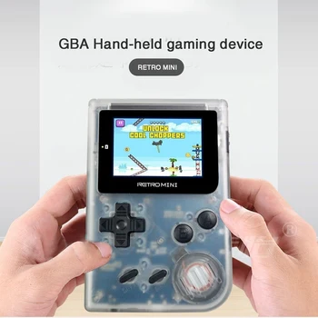 

Retro Game Console 32 Bit Portable Mini Handheld Game Players Built-in 40 For GBA Classic Games Best Gift For Kids White