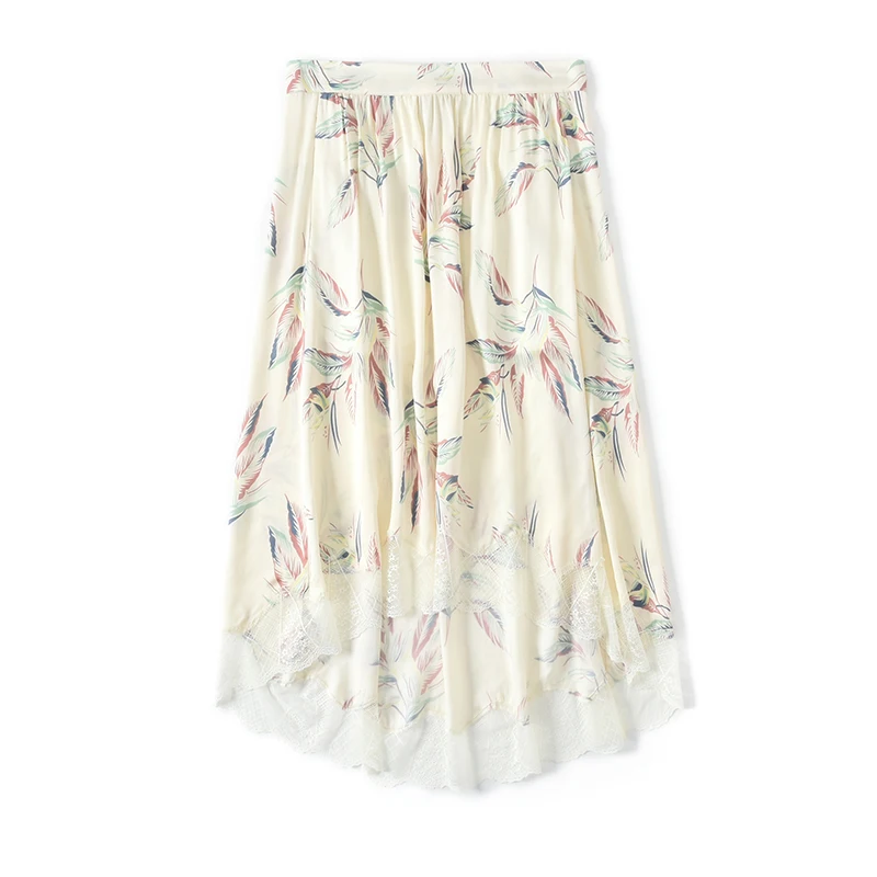 

Women Tops Printing V neck colorful butterflies viscose lace laces camis /skirts