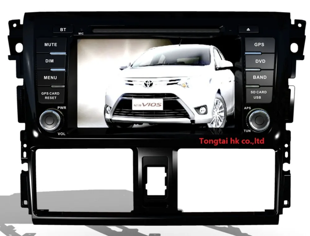 

7"Android 6.0 for Toyota vios and yaris 2014 car dvd,gps navigation 4G,4 core,16G,1024 x 600,Russian,English
