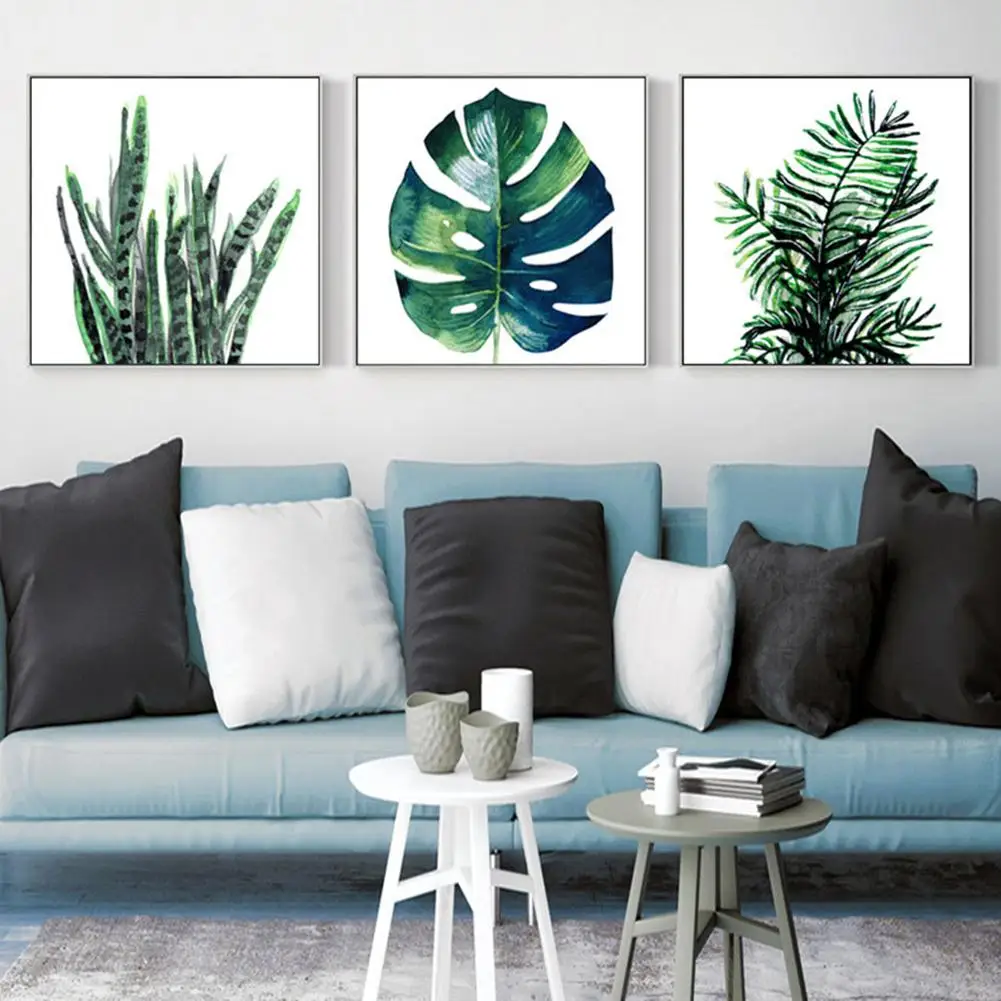 

Tropical Plant Leaves Painting Picture Art Home Modern Holiday Decoration Poster New