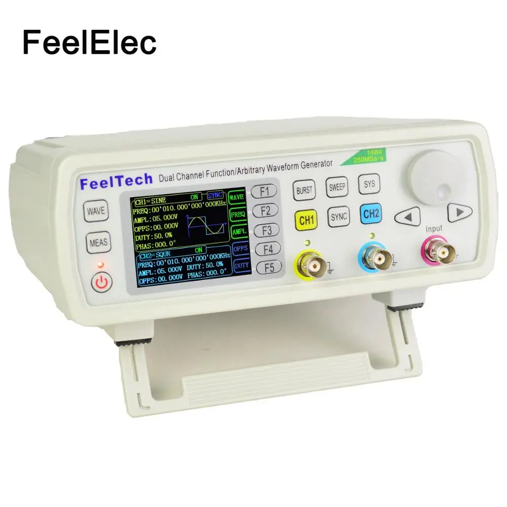 Feeltech FY6600-60MHz Высокоточный цифровой контроль двухканальный DDS функция/генератор произвольных сигналов синтезатор