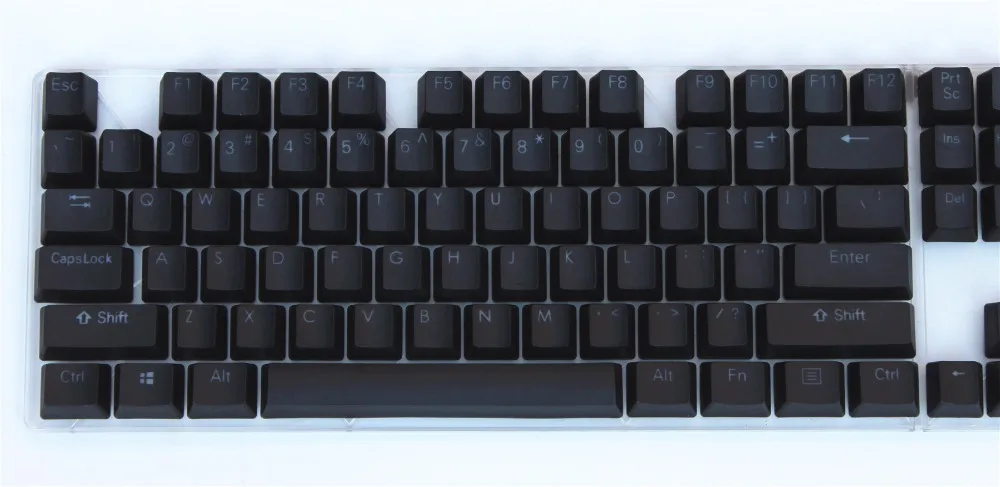 104/108 ключ черный PBT двойной-shot с подсветкой Keycap Cherry MX Переключатель механическая клавиатура Keycap только keycaps