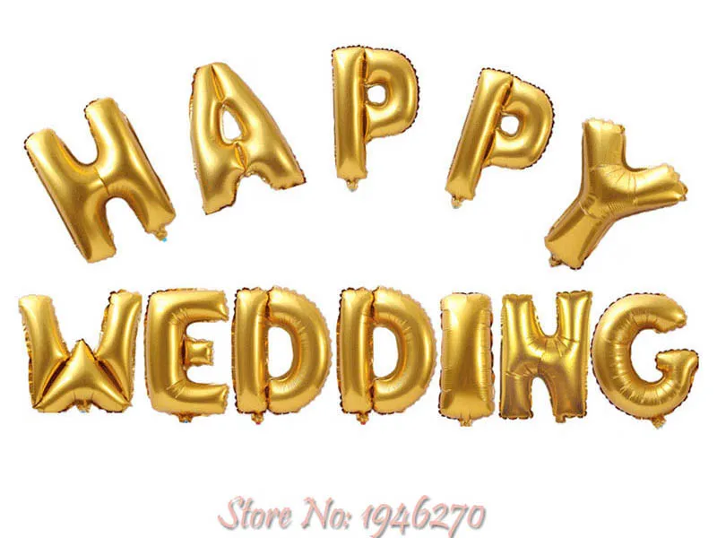 DH_16inch letter-happy wedding-gold-1