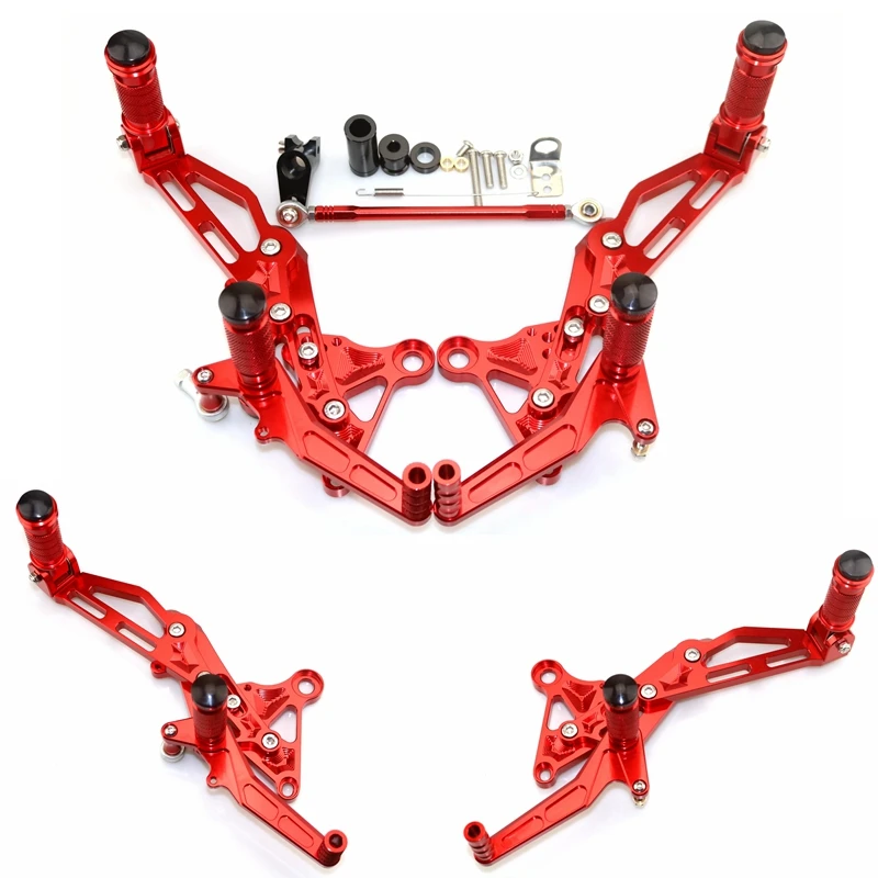CNC Adjustable Rearsets Foot Rest For HONDA GROM MSX125 MSX125SF Foot Restin Foot Rests from