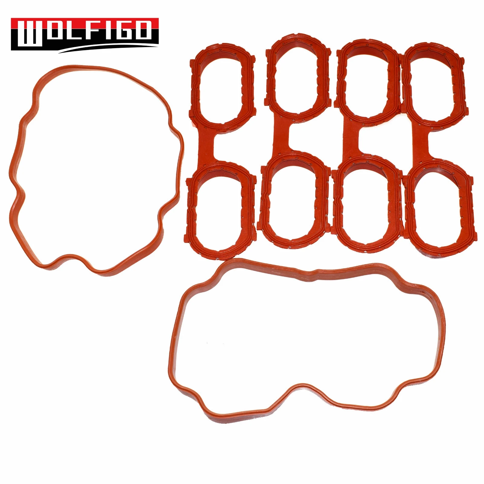 Engine Intake Manifold Gasket Set Intake Engine Manifold Cover Gasket for BMW 740i 740iL 540i X5 Z8 6PCS