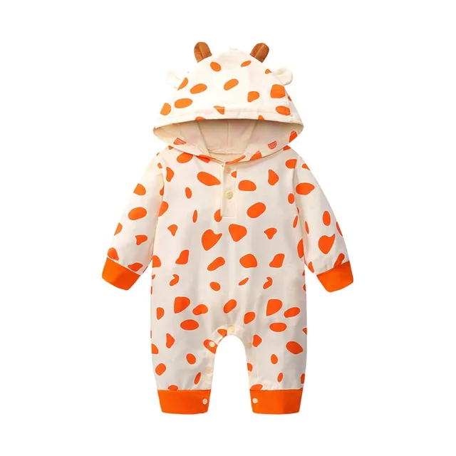 Baby Romper Hooded Jumpsuits For Girls Baby Clothes 2018 Cotton ...