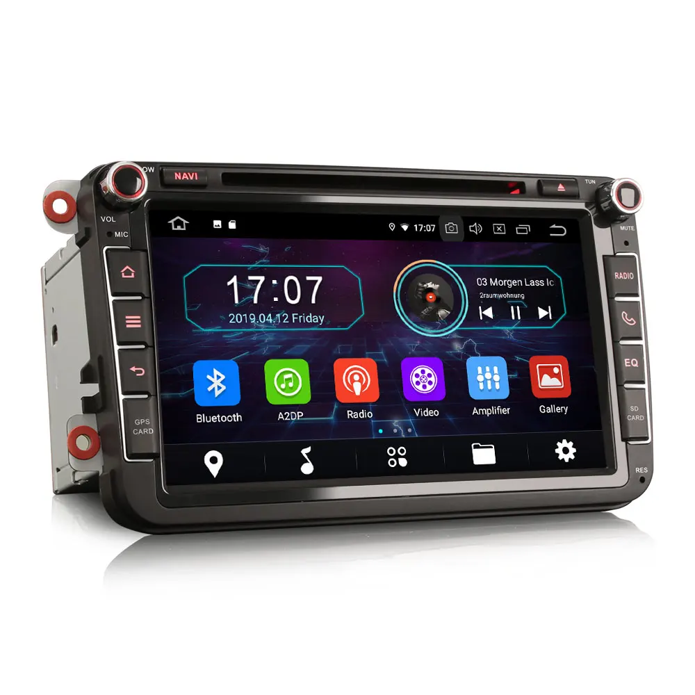 Best 8" Android 9.0 OS Car DVD Multimedia GPS Radio for Seat Altea XL 2007-2015 Altea 2004-2015 Alhambra 2010-2016 Leon MK2 2004-2013 4