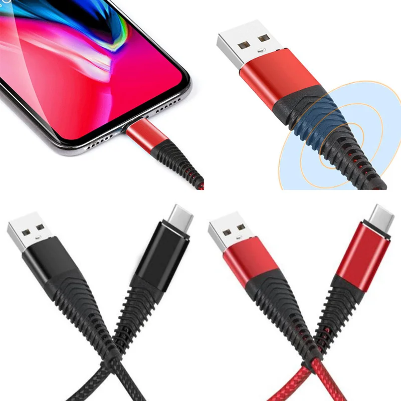 

Universal 1m/2m/3m Micro USB Charging Data Cable Charger Cord for Samsung Xiaomi Huawei Android Mobile Phone Tablet PC