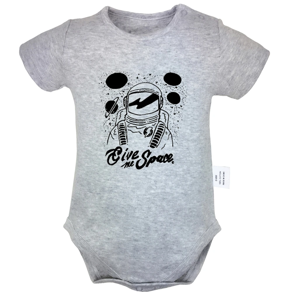 Give Me Space I Feel You're Overthinking This Design Blue боди для новорожденных, костюм для малышей, комбинезон Onsies, хлопковая одежда - Цвет: YdBSG3100D