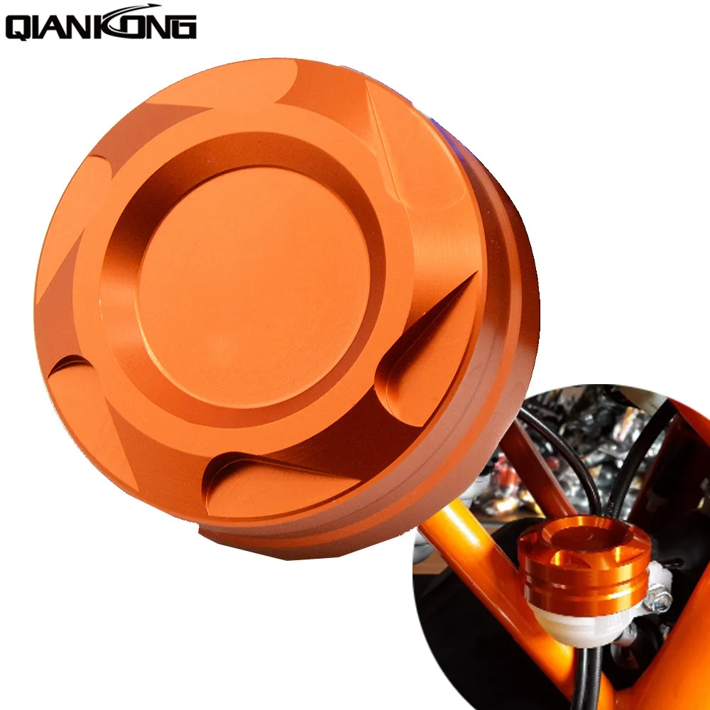 

CNC Radiator Water Pipe Cap Cover Automotive Parts Brake Fluid Reservoir Cap For KTM DUKE200 DUKE390 Parts FLUID RESERVOIR Cap
