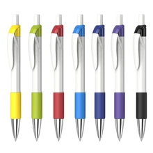 500 шт/партия Новая kawii 1,0 мм черная заправка красочная пластиковая шариковая ручка ручки для письма