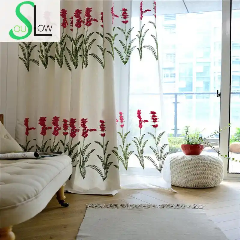 Slow Soul White Sky Blue Yellow Magnolia Curtain Room Curtains For