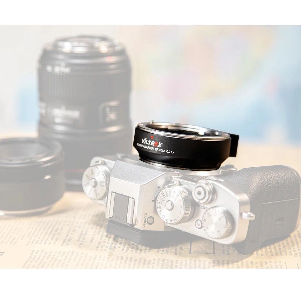 Viltrox EF-FX2 с автофокусом кольцо-адаптер для объектива Canon EF EF-S для Fuji X-Mount беззеркальных камер X-T1 X-T2 и т. д