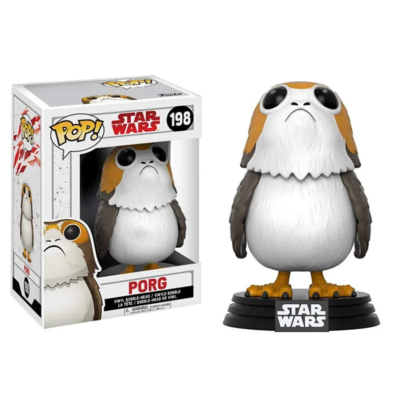 Funko POP STAR WARS& PORG, Чубакка ПВХ фигурка Коллекция Модель игрушки для детей подарок на день рождения с розничной коробкой - Цвет: BOX